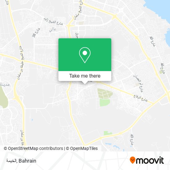 الخيمة map