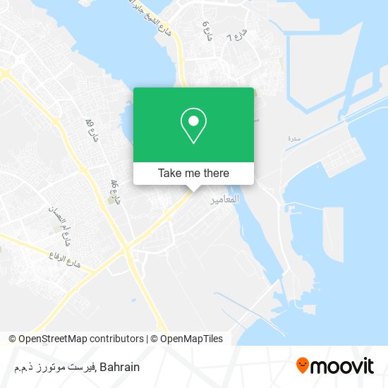 فيرست موتورز ذ.م.م map