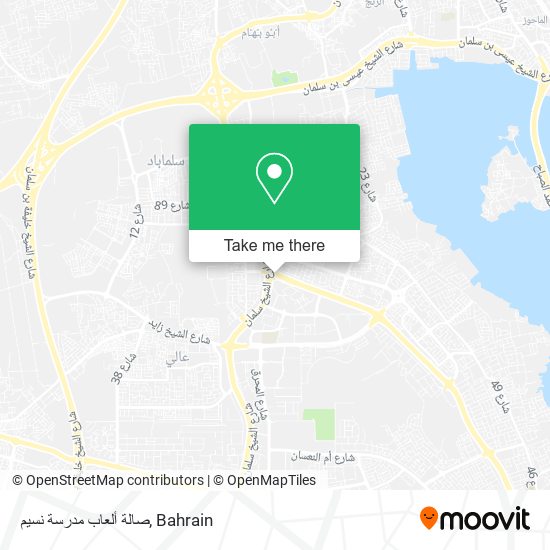 صالة ألعاب مدرسة نسيم map