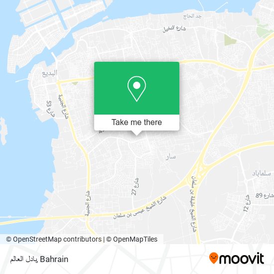 بادل العالم map