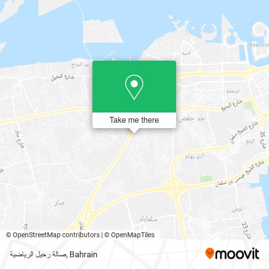 صالة رحيل الرياضية map