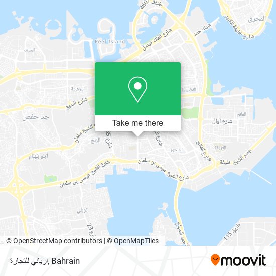 ارياني للتجارة map