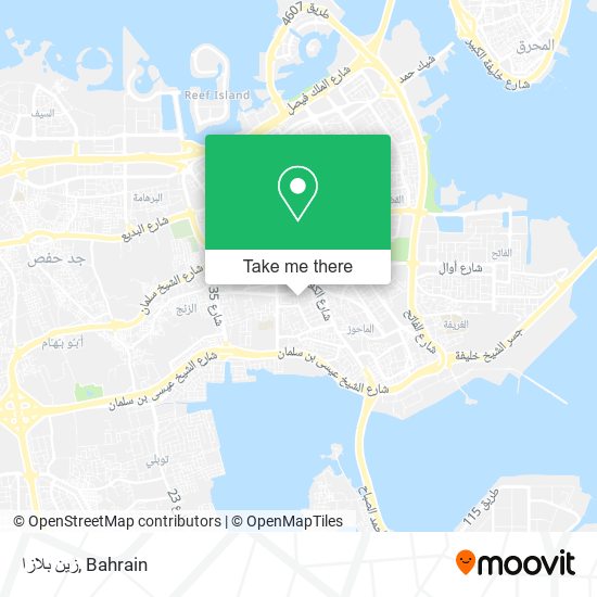 زين بلازا map