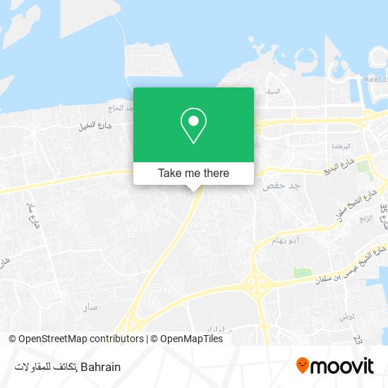 تكاتف للمقاولات map