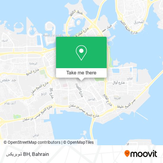 شوبريكس BH map