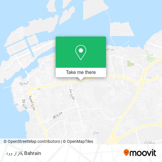كازار وود map