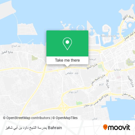 مدرسة الشيخ داود بن أبي شافيز map