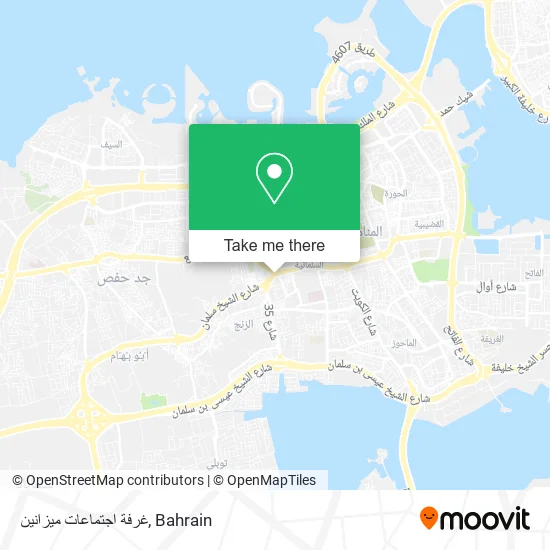 غرفة اجتماعات ميزانين map