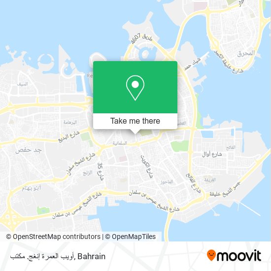 أويب العمرة إنغج. مكتب map