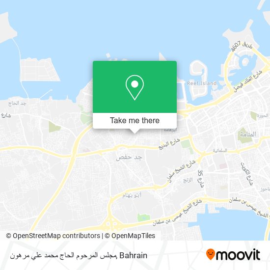 مجلس المرحوم الحاج محمد علي مرهون map