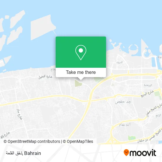 شقق القلعة map