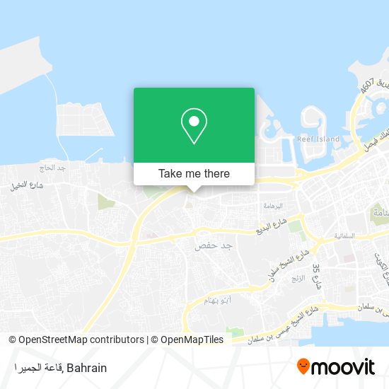 قاعة الجميرا map
