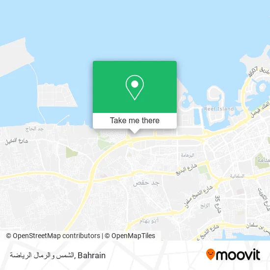 الشمس والرمال الرياضة map