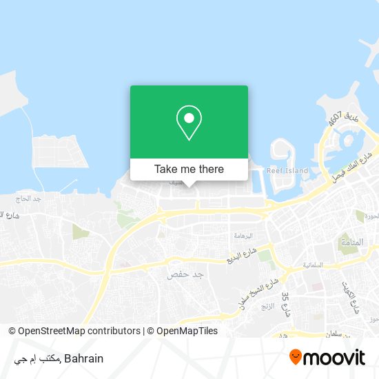 مكتب إم جي map