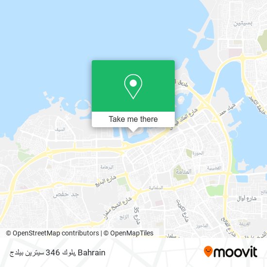 بلوك 346 سيترين بيلدج map
