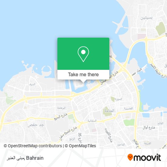 مبنى العنبر map