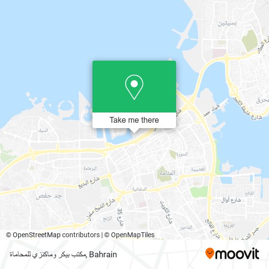 مكتب بيكر وماكنزي للمحاماة map