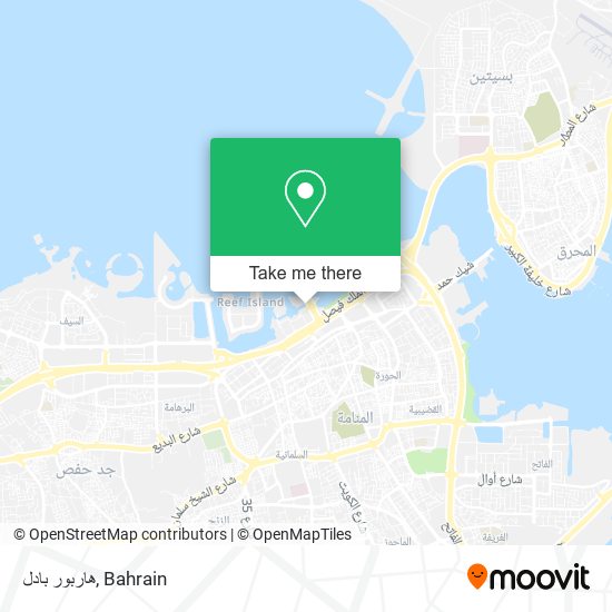 هاربور بادل map