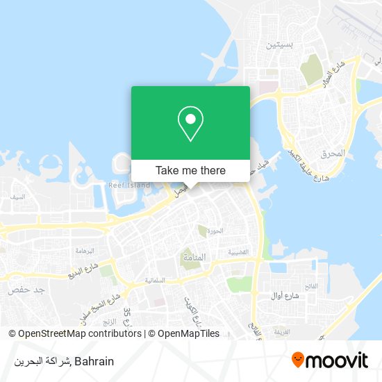 شراكة البحرين map