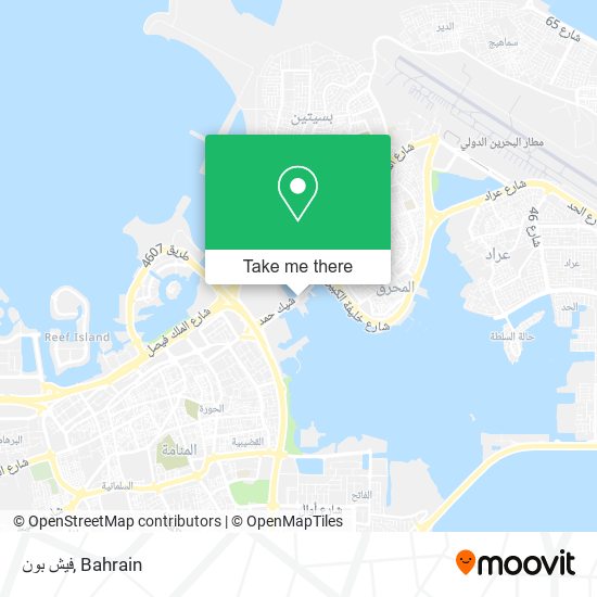 فيش بون map