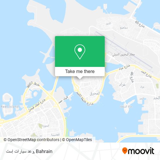 وعد سيارات إست map
