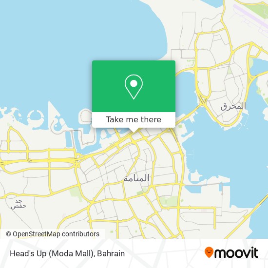 Head's Up (Moda Mall) map