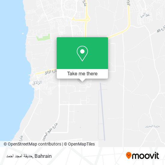 حديقة امجد احمد map
