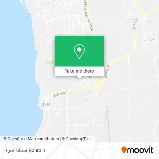 صيدلية الديرة map