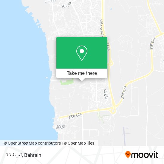 العزبة ٦٦ map