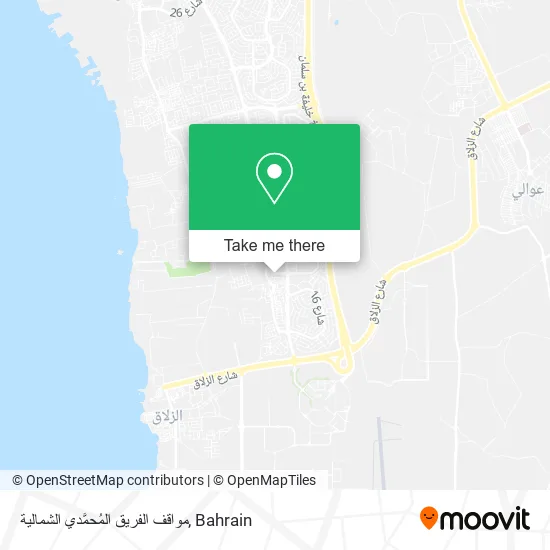 مواقف الفريق المُحمَّدي الشمالية map
