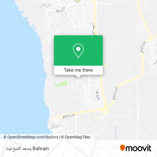 مسجد الشيخ ليث map