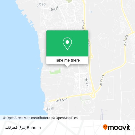 سوق الحيوانات map