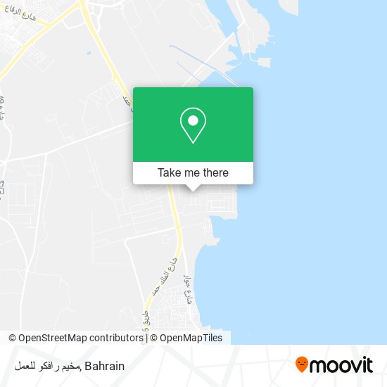 مخيم رافكو للعمل map