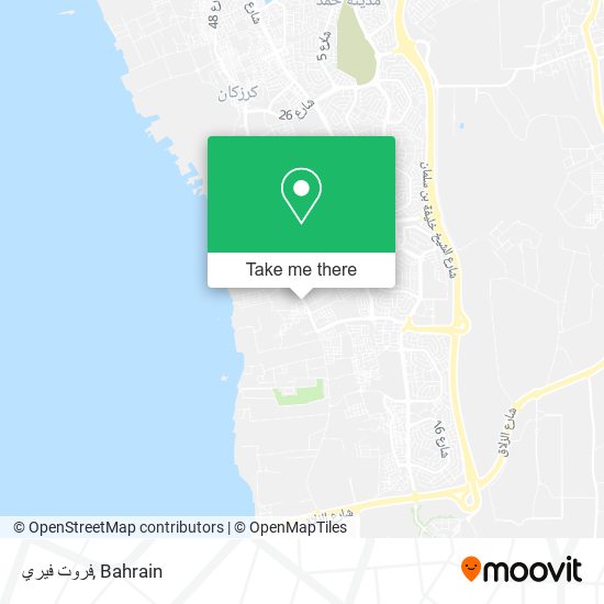 فروت فيري map