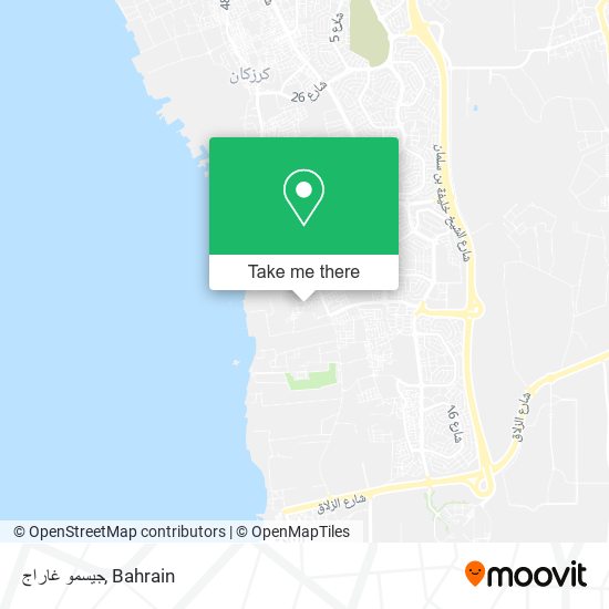 جيسمو غاراج map