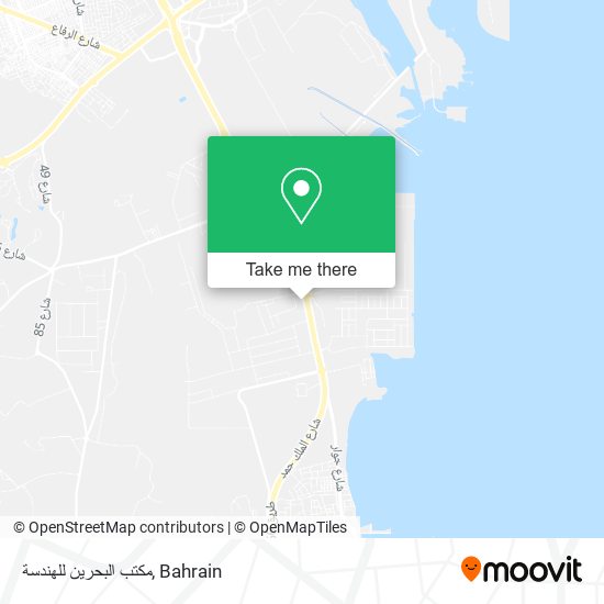 مكتب البحرين للهندسة map