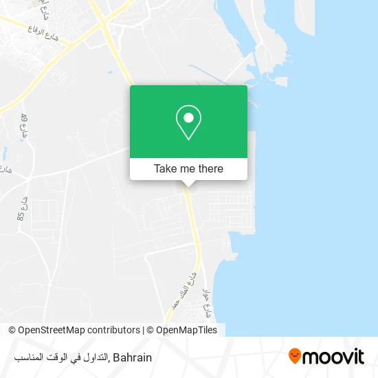 التداول في الوقت المناسب map