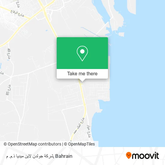 شركة جولدن لاين ميديا ذ.م. م map