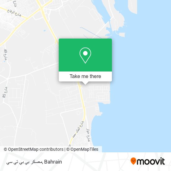 معسكر بي بي تي سي map