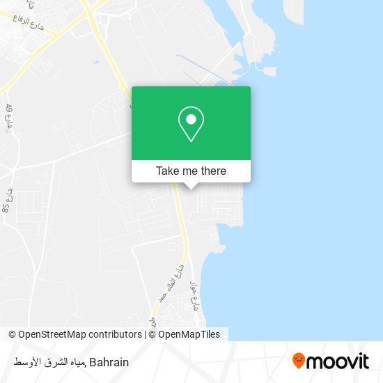 مياه الشرق الأوسط map
