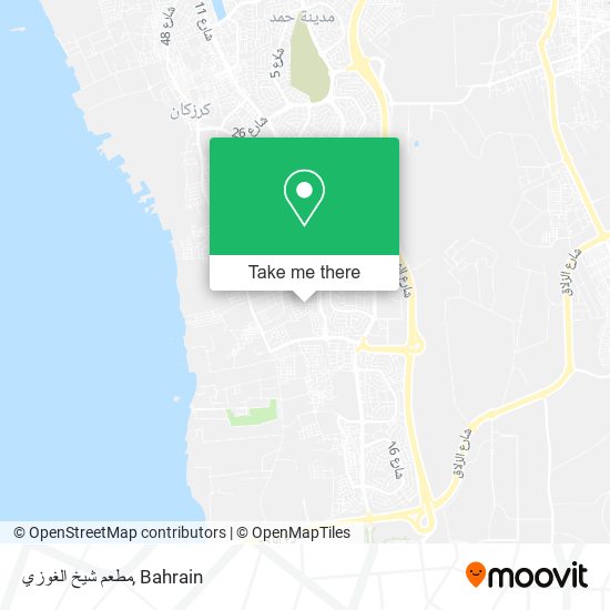 مطعم شيخ الغوزي map