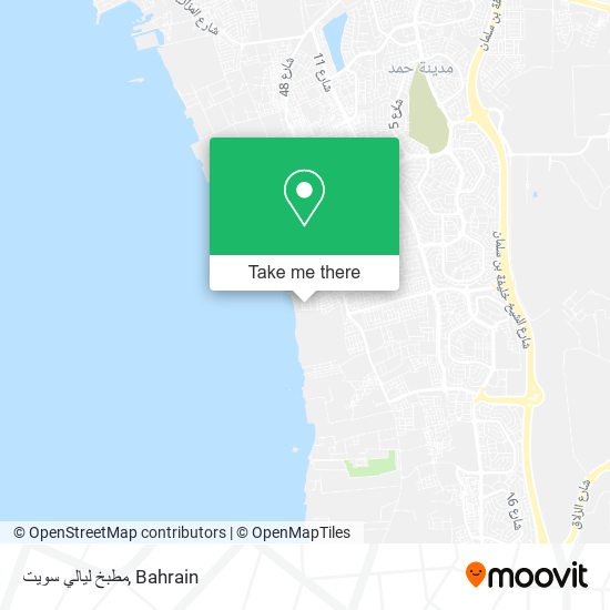 مطبخ ليالي سويت map