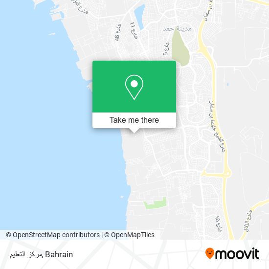 مركز التعليم map