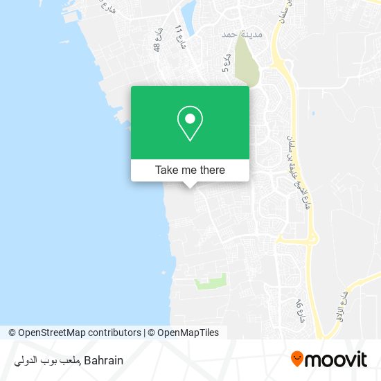 ملعب بوب الدولي map
