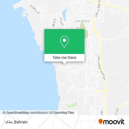 ايطاليا map
