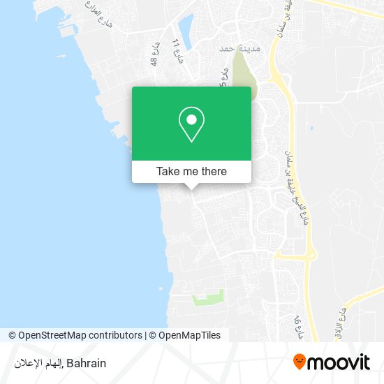 إلهام الإعلان map