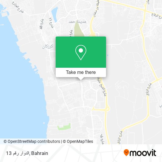 الدوار رقم 13 map