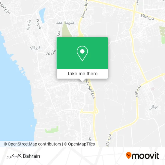 كلينيكبرو map