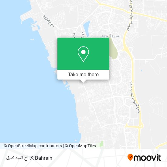 كراج السيد كميل map