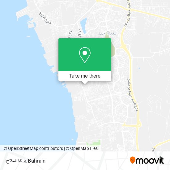 بركة الملاح map